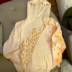FREE PEOPLE WE THE FREE HOODED SWEATSHIRT XS